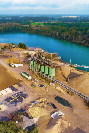 Das Werk Geldern von Oben